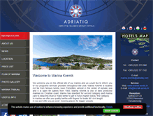 Tablet Screenshot of marinakremik-adriatiq.com